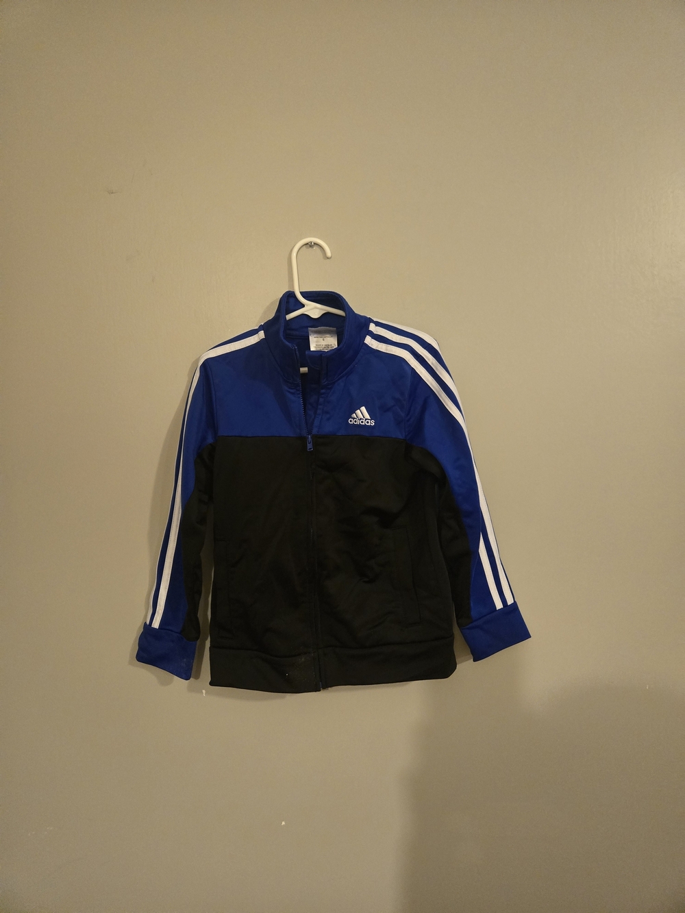 Adidas Kids Blue & Black Track Jacket